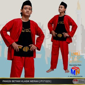 PANGSI BETAWI KLASIK MERAH [ PANGSI-P171223 ]