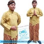 BAJU SURJAN KUNING EMAS SALUR KLASIK [ S190801 ]