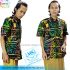 BAJU BATIK CAMPUR WARNA MOTIF PRIA