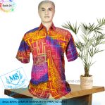 BAJU BATIK CAMPUR WARNA MOTIF PRIA
