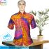 BAJU BATIK CAMPUR WARNA MOTIF PRIA