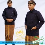 BAJU SURJAN HITAM ALUSAN [ S191004 ]