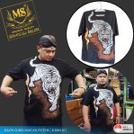 KAOS LUKIS MACAN PUTIH ( K200410B )