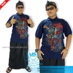 KAOS POLO SHIRT LUKIS KERIS NAGA [ KAOS-MS200717 ]