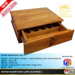 KOTAK KASIR KAYU JATI  [ K210922 ]