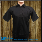 KEMEJA HITAM POLOS [ KEMEJA-MS17830 ]