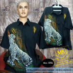 KEMEJA LUKIS HARIMAU [ KEMEJA-MS200420 ]
