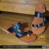 SENDAL TARUMPAH KULIT HITAM [ S210905-LT05 ]